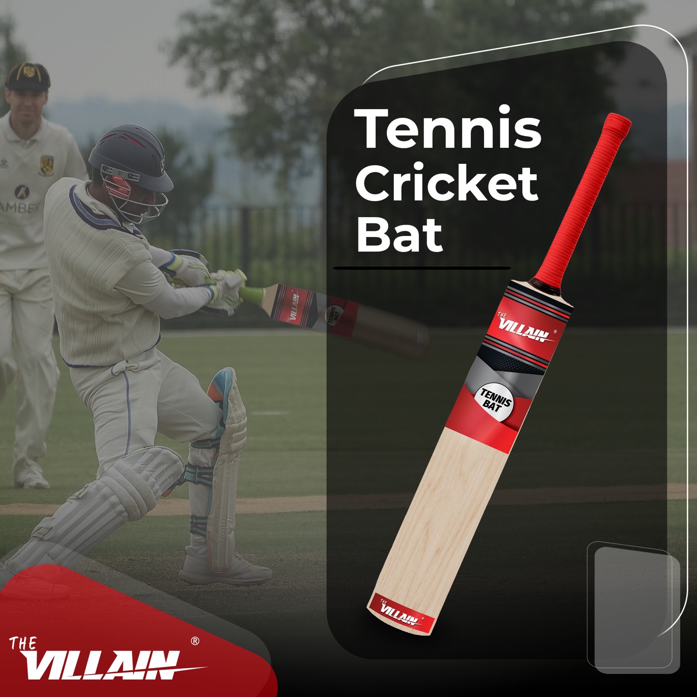 Tennis cricket bat